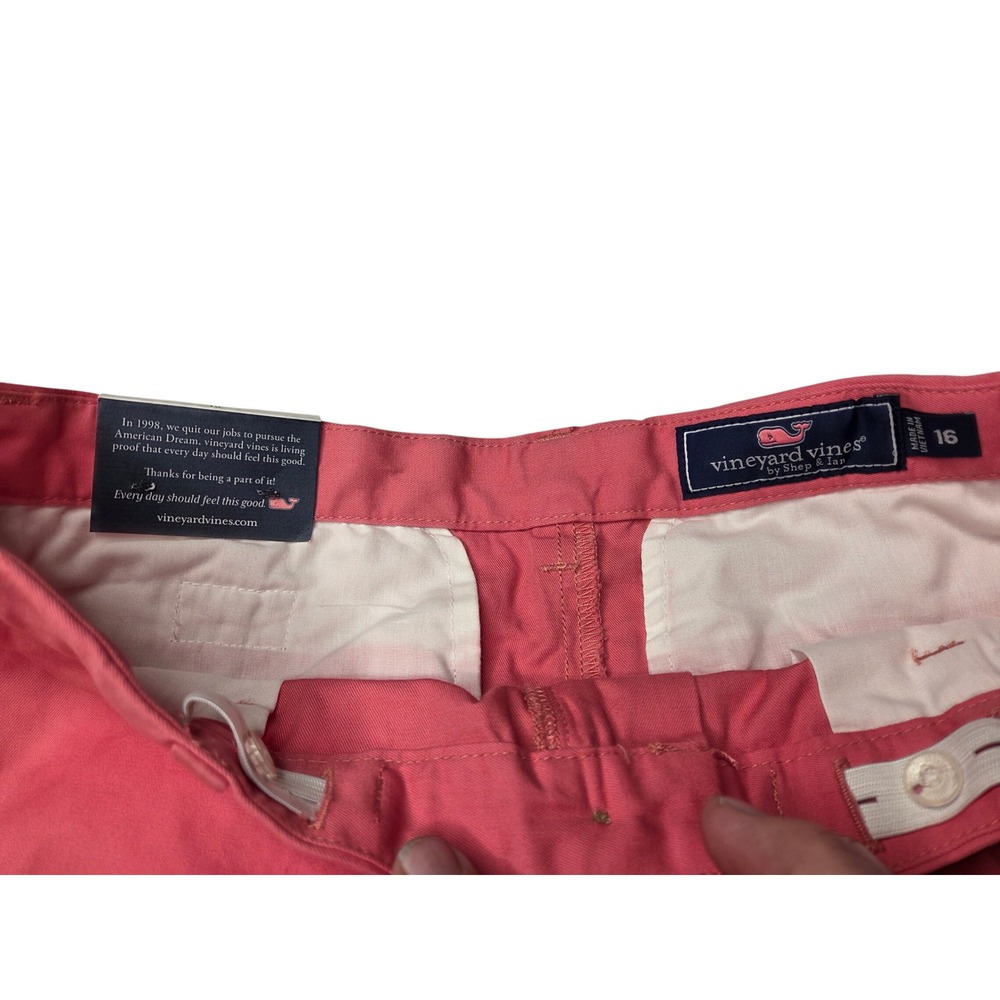 Vineyard‎ Vines Kids Size 16 Lobster Reef Summer Twill Breaker Shorts NWT - Picture 3 of 7